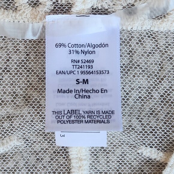 NWT Lace Kimono Coverup Robe Boho - Picture 4 of 5